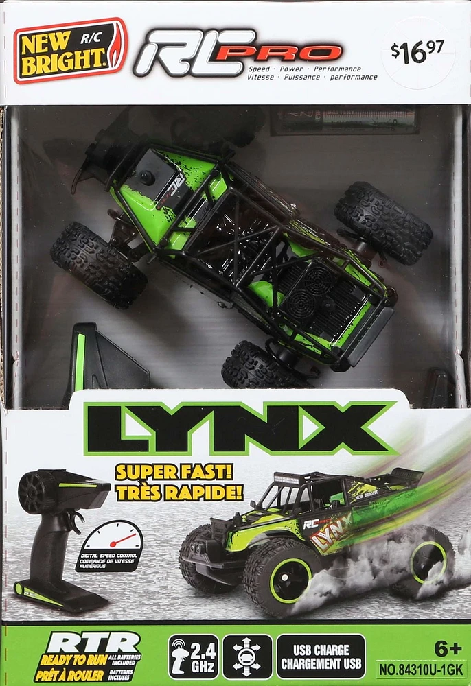 NEW BRIGHT 1:43 Remote Control LED RC PRO LYNX BUGGY