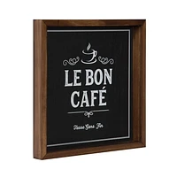 Art d’époque encadré avec café de Hometrends