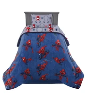 Spider-Man Ensemble de Literie 4 Pièces pour Lit 1 Place + En Prime un Sac