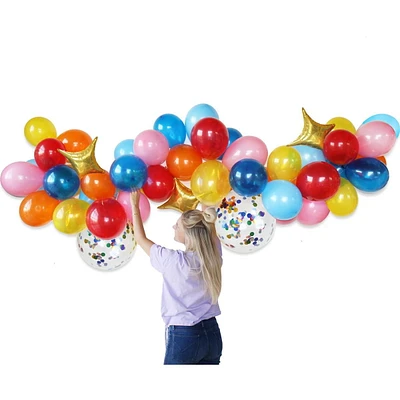 Packed Party Kit Garland Balloon "Ici to Party" Assemblage facile pour quiconque