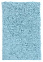 New Flokati 1400gr 8' x 10' Area Rug, Pastel Blue