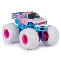 Monster Jam, Monster trucks officiels en métal moulé Sparkle Smash Vs. Sparkle Smash, échelle 1:64, jouets pour garçons à partir de 3 ans