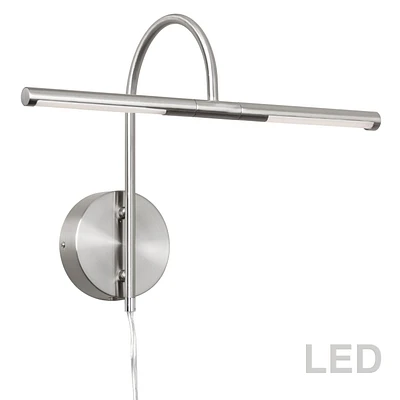Dainolite PICLED-152-SC Satin Chrome Picture Light
