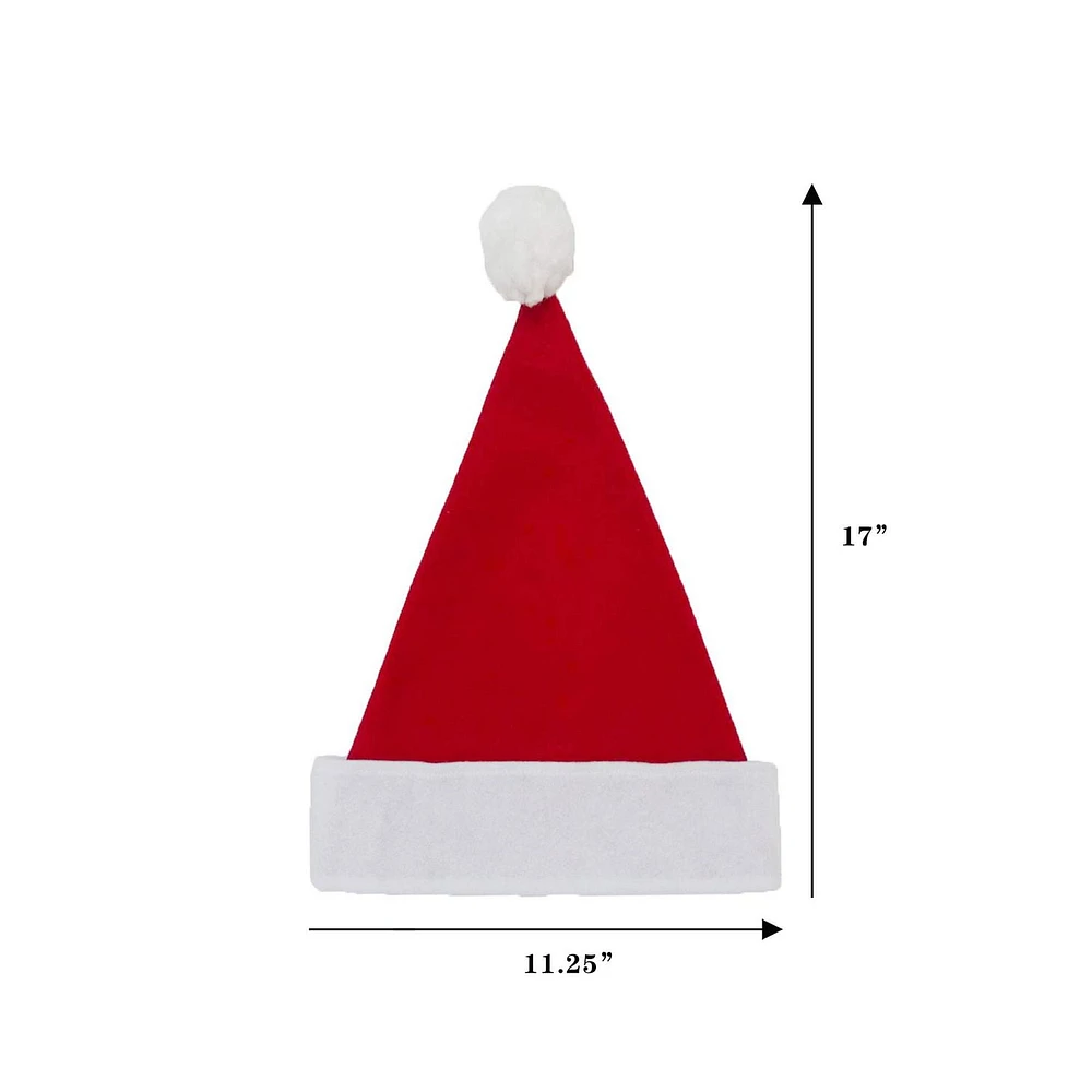 Bonnet de père Noël en feutre Holiday time