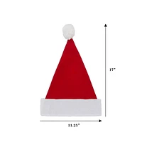 Bonnet de père Noël en feutre Holiday time