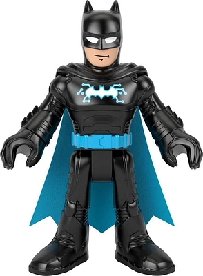 Imaginext DC Super Friends Batman XL 10-Inch Poseable Figure, Bat-Tech Blue