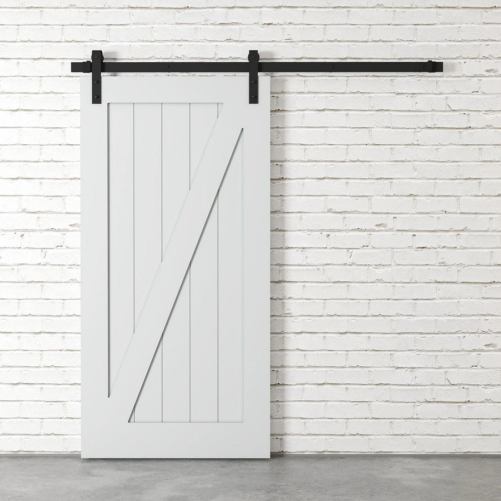 Urban Woodcraft Sonoma Z-Panel Barn Door (Grey)