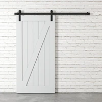Urban Woodcraft Sonoma Z-Panel Barn Door (Grey)