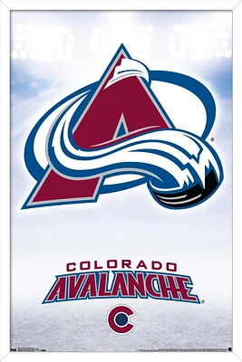 NHL Colorado Avalanche - Logo 17 Wall Poster, 22.375" x 34" Framed