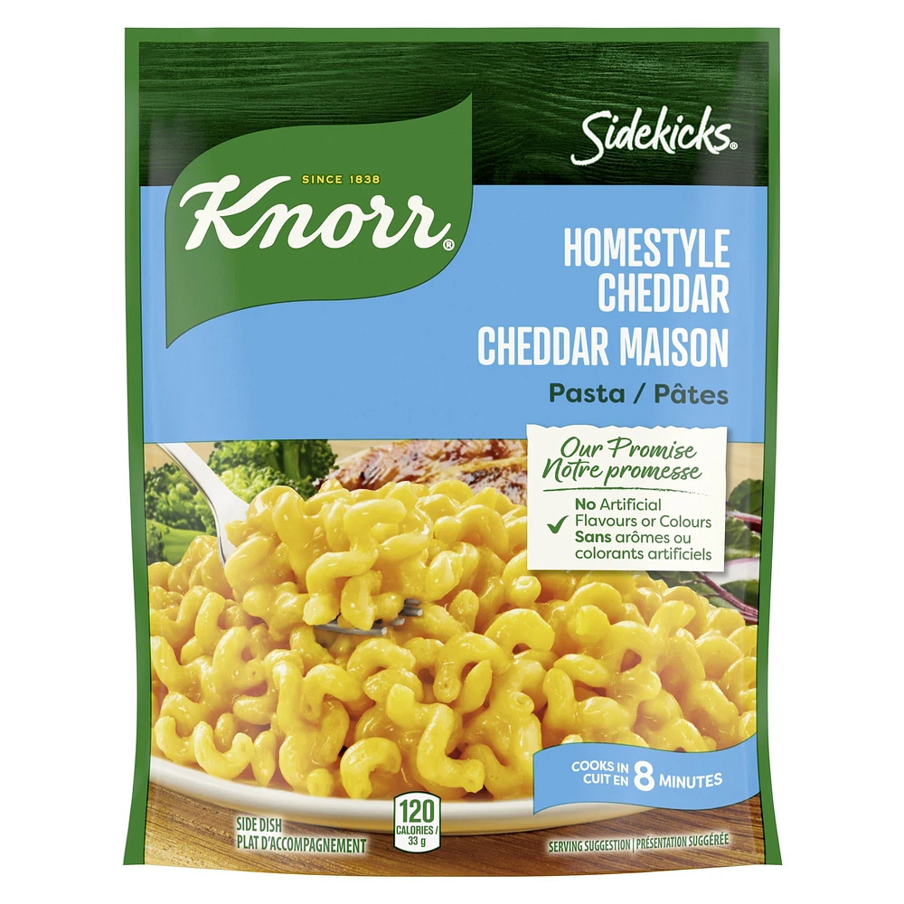 Knorr Sidekicks Homestyle Cheddar Pasta Side Dish, 131 g