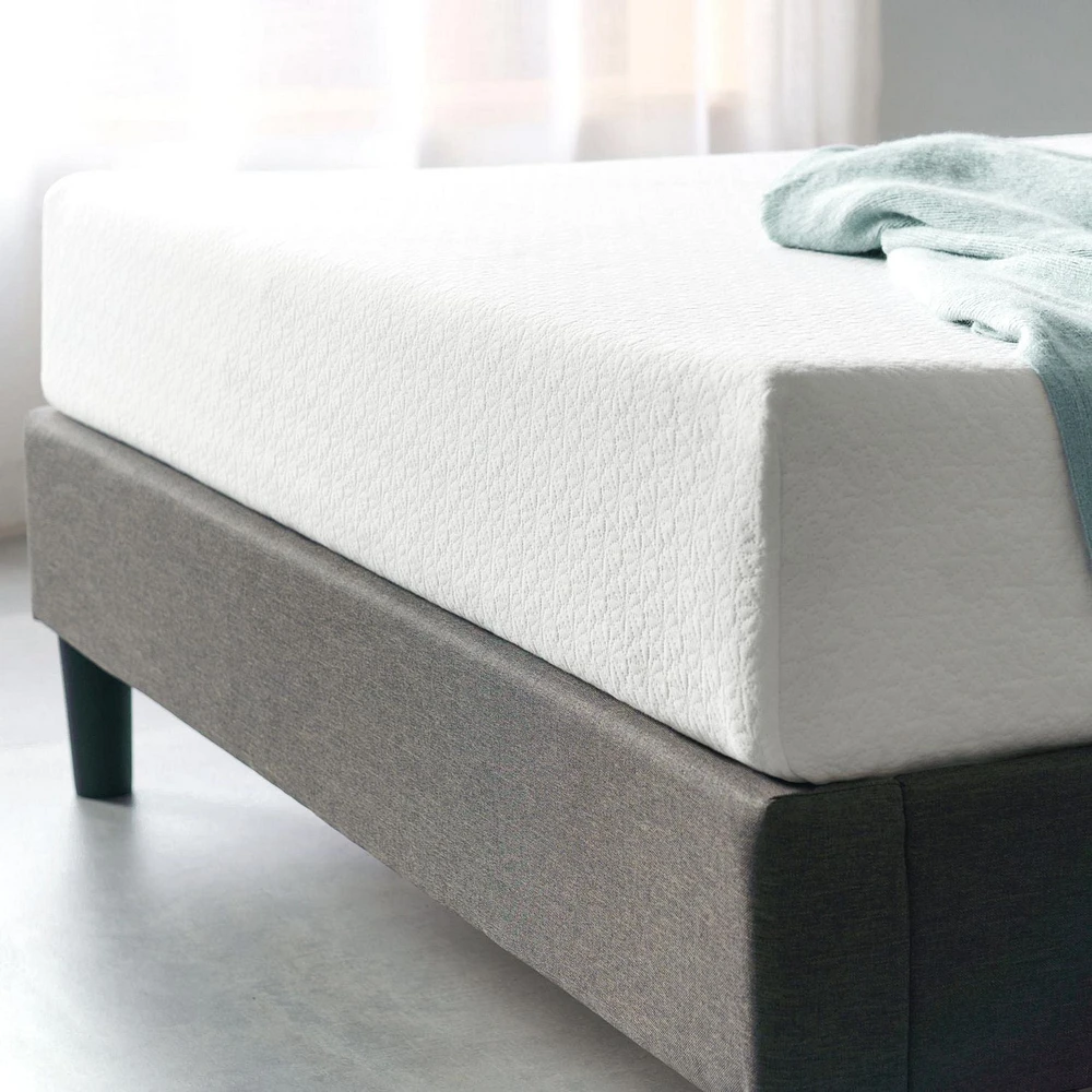 Matelas en mousse à mémoire de forme Zinus 8" Green Tea ActivFresh, Bed-in-a-Box avec emballage compact WONDERBOX, certifié CertiPUR-US