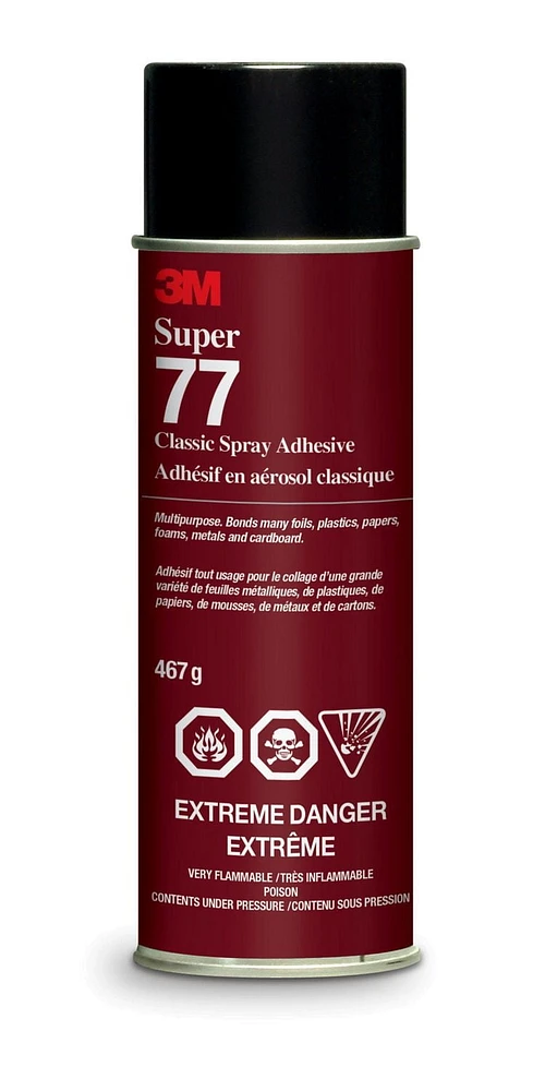 Adhésif en vaporisateur à faible brume de Super 77(MC) de 24 fl oz d'usages multiples