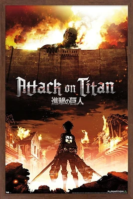 Attack on Titan - Fire Wall Poster