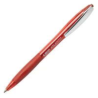 BIC Glide Retractable Ball Pen, Medium Point (1.0 mm), Assorted Colours, Comfortable Rubber Grip, 4-Count, 4 Pens