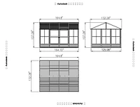 Myrdal Solarium 11x14 Metal Roof