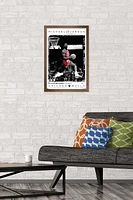 Michael Jordan - Dunk Wall Poster, 14.725" x 22.375" Framed