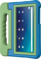 onn. Universal Protective Tablet Case for Most 7 - 8 in. Tablets - Blue/Green, 8 ft. Drop Protection