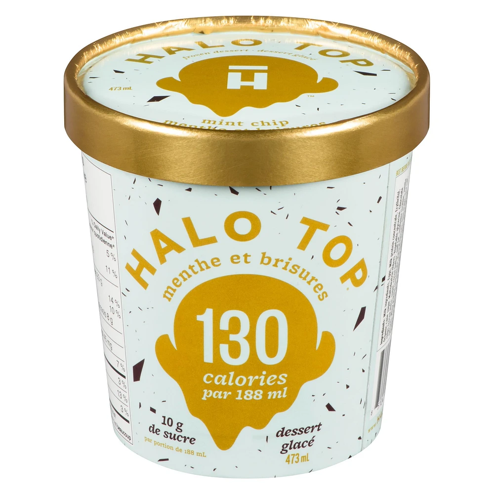 Halo Top Mint Chip Frozen Dessert - 437ml, Halo Top Mint Chip 437ml