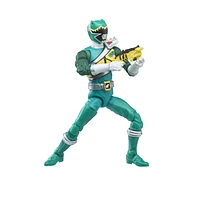 Power Rangers Lightning Collection Dino Charge Green Ranger 6-Inch Premium Collectible Action Figure Toy with Accessories, Ages 4 and Up