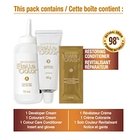 Garnier Belle Color Permanent Hair Dye, Natural results, up to 100% Grey Coverage, Enriched with Argan Oil