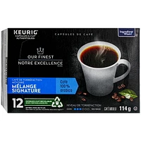 Café moulu Mélange signature Notre Excellence 12 capsules K-Cup®, 114 g