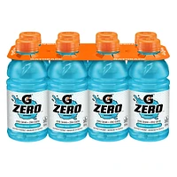 Gatorade Zero Glacier Freeze 8 x 355 mL, Bottles, 8x355mL