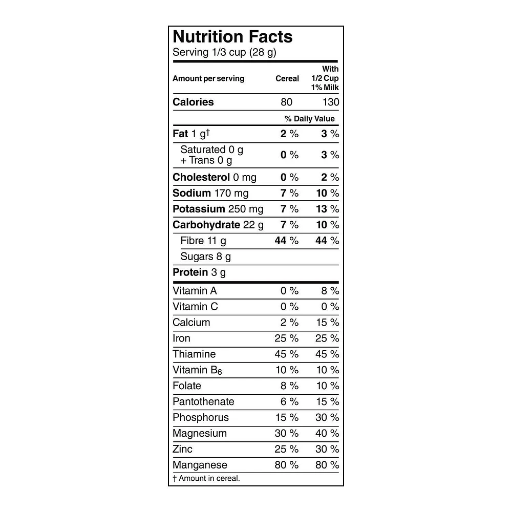 Kellogg's* All-Bran* Buds Cereal, 500 g, 500g