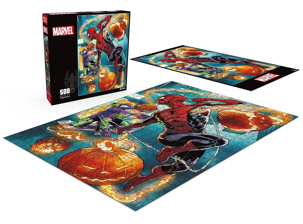 Buffalo Games - Marvel - Spider-man vs. Green Goblin - 500 Piece Jigsaw Puzzle