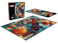 Buffalo Games - Marvel - Spider-man vs. Green Goblin - 500 Piece Jigsaw Puzzle