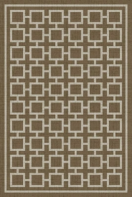2' x 5' Decorative Accent Mat Tan