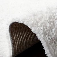 SAFAVIEH August Carlene Solid Plush Shag Area Rug