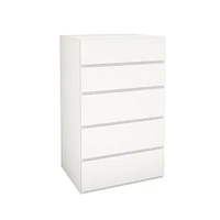 Nexera Paris 5-Drawer Chest, White