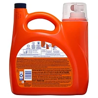 Détergent à lessive liquide Tide Plus Ultra OXI Blanc et éclatant, pouvoir détachant et blanchissant supérieur 3.9L