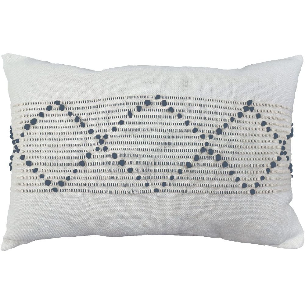 hometrends Coussin Décoratif à Pois en Diamant