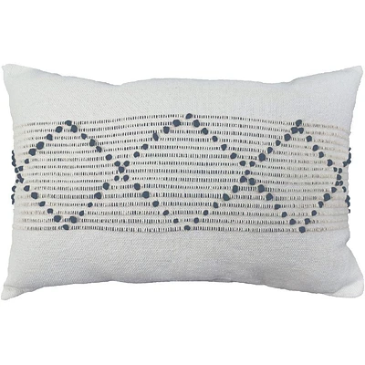 hometrends Coussin Décoratif à Pois en Diamant