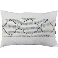 hometrends Coussin Décoratif à Pois en Diamant