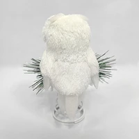 Holiday Time 6" White Owl Mini Christmas Tree Topper