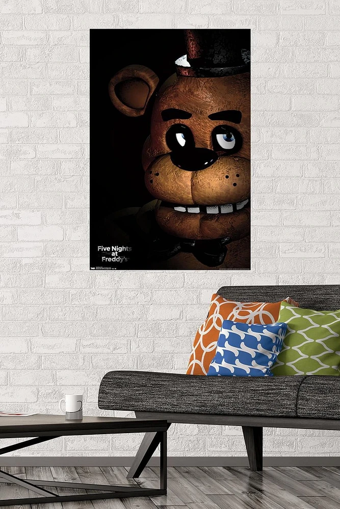 Five Nights at Freddy's - Freddy Wall Poster, 14.725" x 22.375"