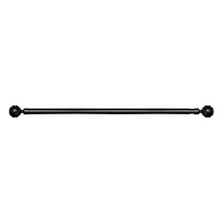 Mainstays Drapery Window Curtain Rod with Decorative Finials, Adjustable drapery rod