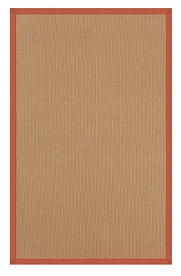 Tapis d'appoint Athena liège et orange brûlé 1 pi 10 po x 2 pi 10 po