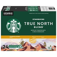 STARBUCKS® True North Blend® Blonde® Roast Ground Coffee K-Cup® Pods 24 ct Box, 24 EA
