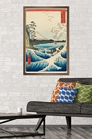 Hiroshige - La mer à Satta