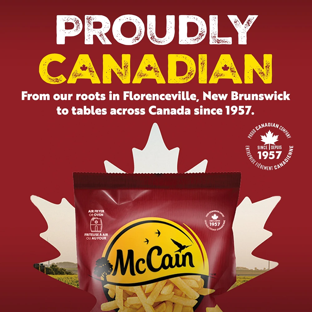 Galettes de pommes de terre classiques McCainᴹᴰ, Fabriqué au Canada à partir d'ingrédients canadiens et importés Paquet de 20