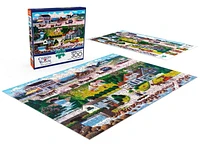 Buffalo Games - Le puzzle Charles Wysocki - Cricket Hawk Harbor - en 300 pièces