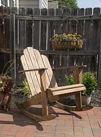 Fauteuil à Bascule Extérieur Adirondack en Teck