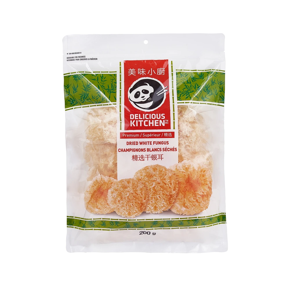 Delicious Kitchen Premium Dried White Fungus, 200 g