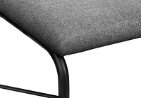 Monarch Specialties  Ensemble De Table À Manger, Ensemble De 5 Pièces, Petit, 40" Rectangulaire, Cuisine, Stratifié Aspect Marbre Blanc, Métal Noir, Contemporain, Moderne