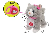 Kid Connection Mon animal de compagnie qui marche - Chat gris Collectez les tous!