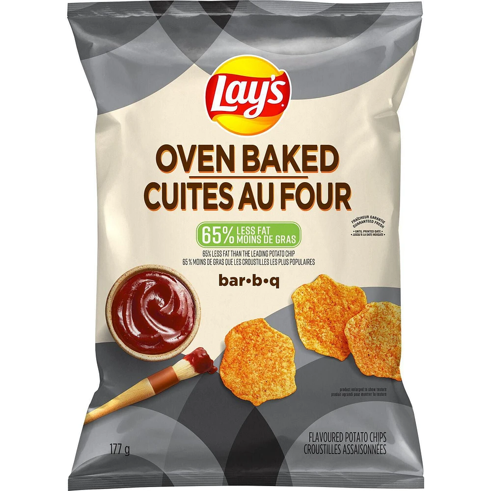 Lay's Oven Baked Potato Chips BBQ, 177g