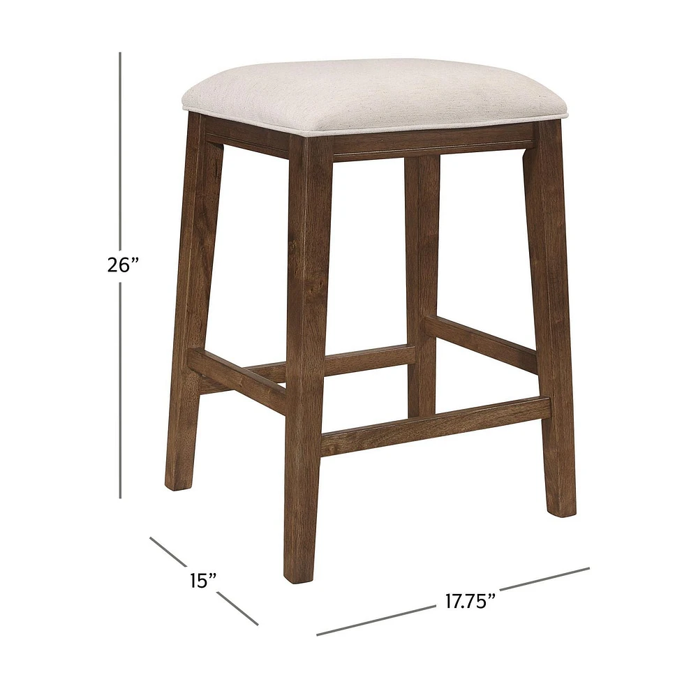 Hillsdale Furniture Shannon Tabouret en bois sans dossier à hauteur de comptoir